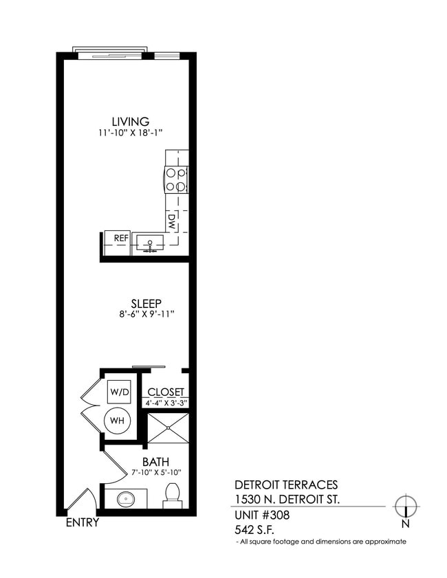 Floorplan - Detroit Terraces