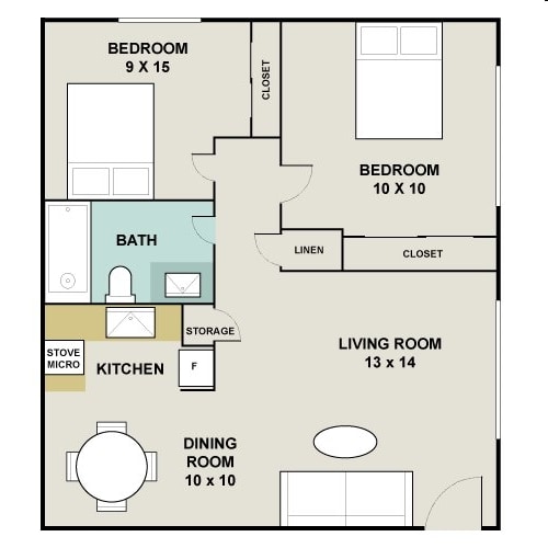 2BR/1BA - Heritage Park Montclair Senior Apartments