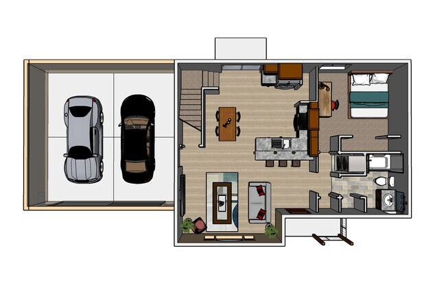 Lower level, 3 bedroom home - Lavender Village