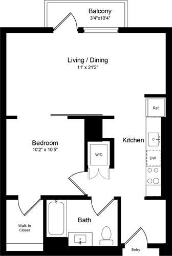 Floorplan - One Henry Adams