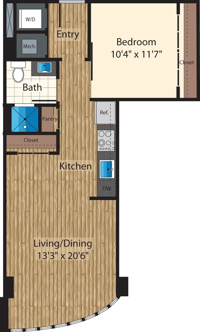 Floorplan - 425 Mass