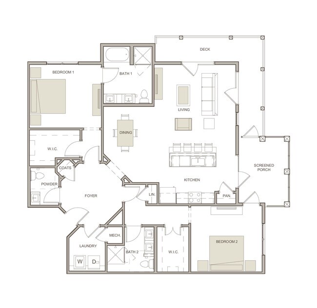 B3 floor plan WaterWalk at Shelter Cove Towne Centre - WaterWalk at Shelter Cove Towne Centre