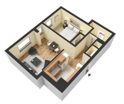 1 Bedroom Unit - Capitol Green