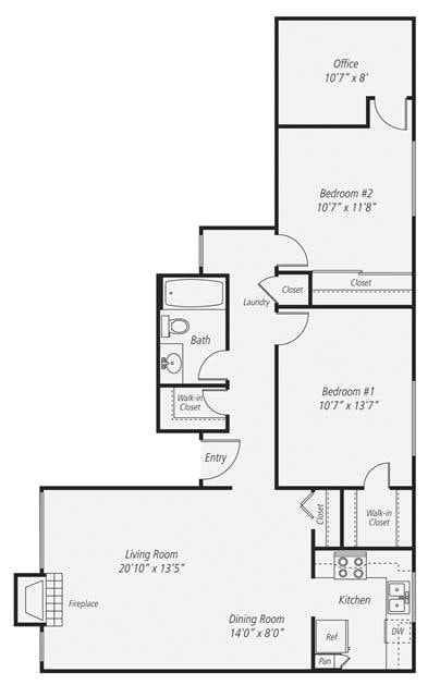 Floorplan - eaves Cerritos