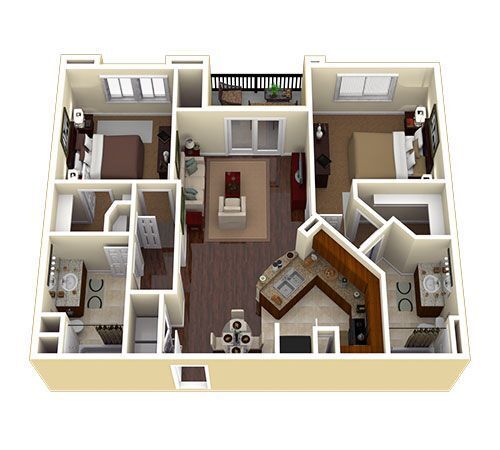 Floorplan - Triana Apartments