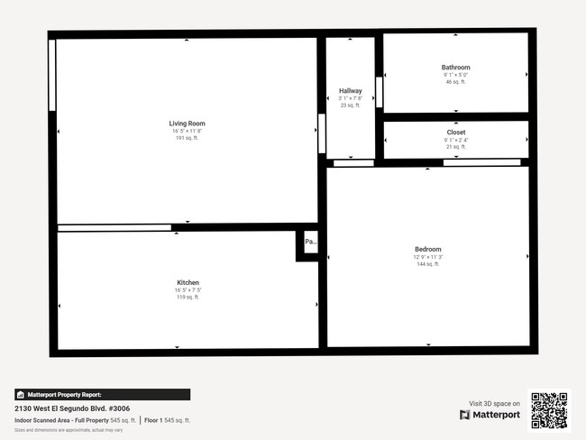 Floorplan - 2126-2130 W. El Segundo Blvd.