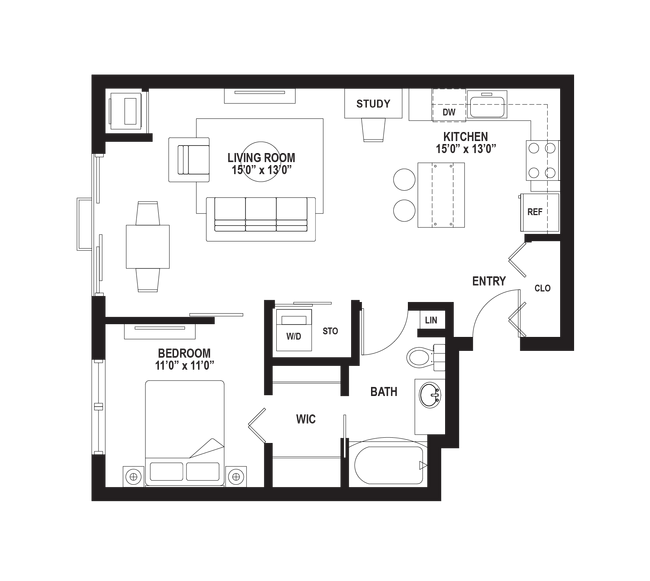 Floorplan - The Ellory