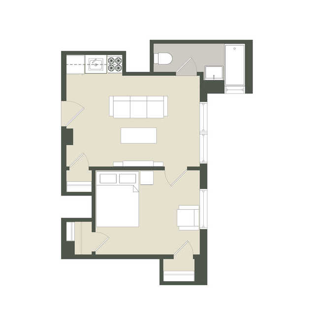 Floorplan - 420 W. Melrose St.