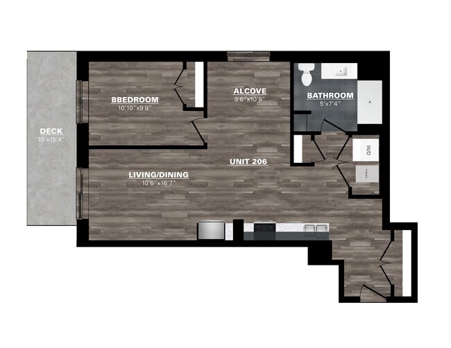 Floorplan - The Mondrian