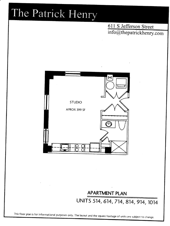 Floorplan - The Patrick Henry