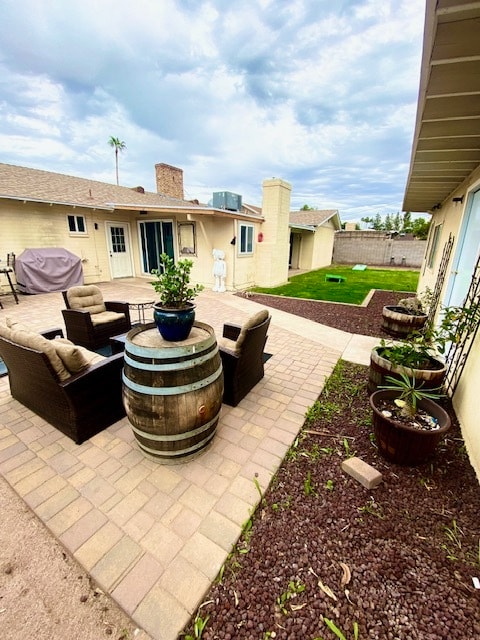 Backyard space - 1247 W Devonshire St