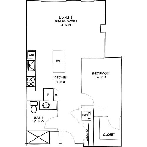 Floorplan - Indigo Apartments