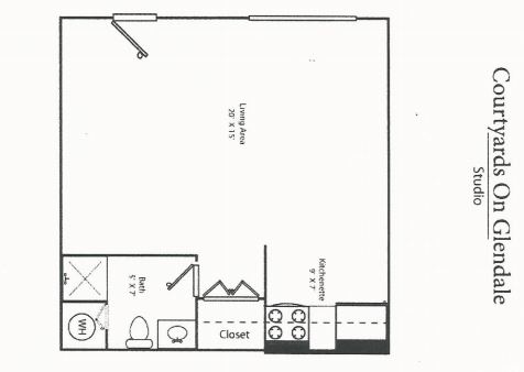 Floorplan - Courtyards on Glendale