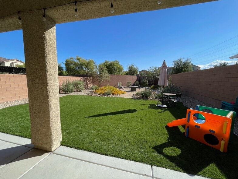 back yard - 10647 Marble Arch St