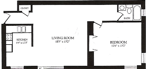 1BR/1BA - Senate Place Apartments