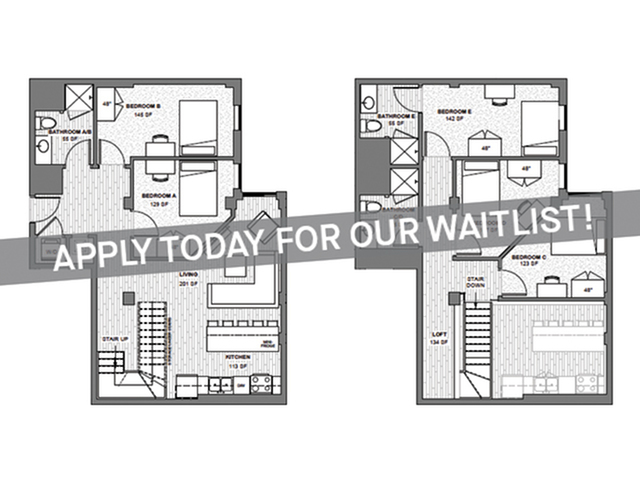 5x3 Loft - Apply Today for Our Waitlist! - Student | Rise at State College