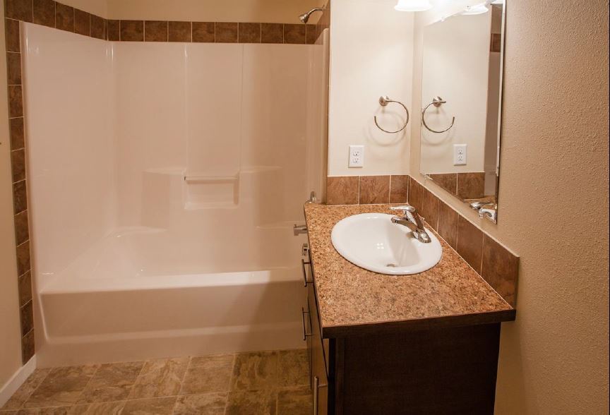 Main floor bathroom. - 1220 W Bismark Ave