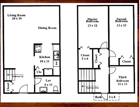 Three Bedroom Bldg. - Townehouse of Amherst