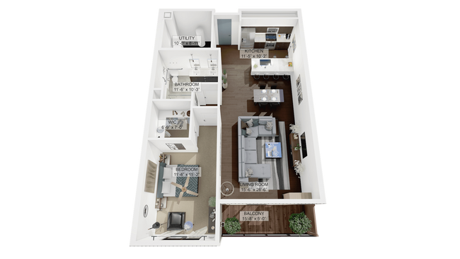 3D-Plan-Unit-1-ADA.png - La Collina Living in Little Italy Cleveland
