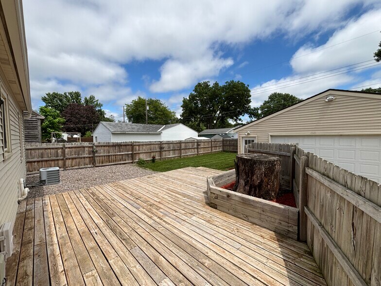 Spacious deck and private fenced backyard - 728 12th Ave NE