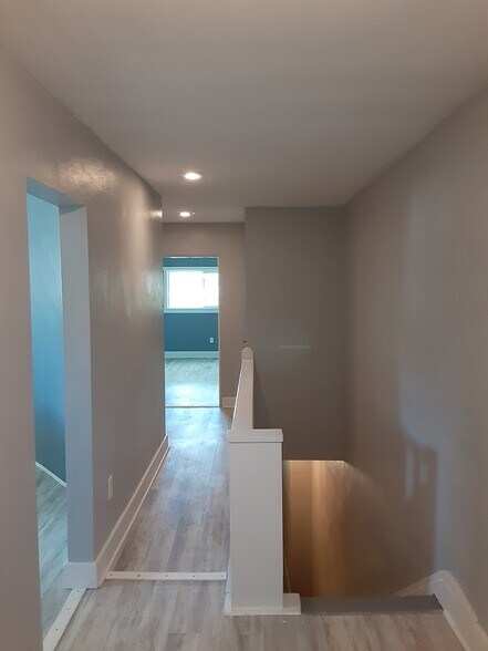Hall top of steps towards livingroom - 230 Langley Ave