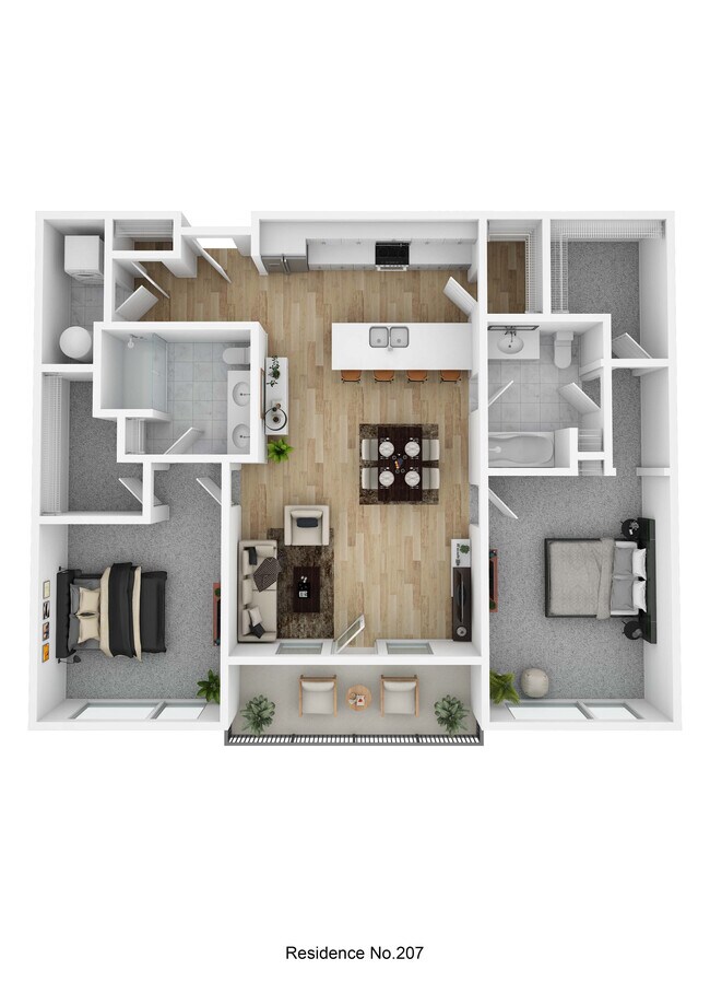 Residence No. 207 - Market and Main-min - Market & Main