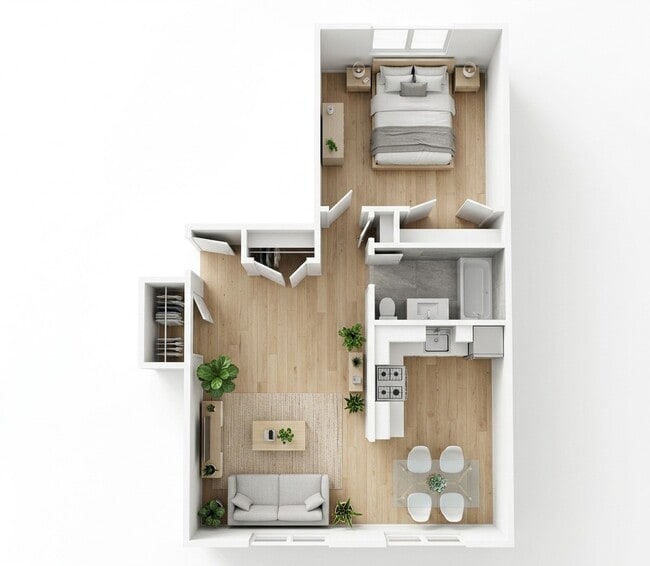 Floorplan - Bellevue Court Apartments