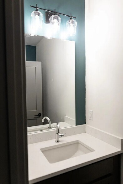 Half Bathroom off of the Living Room - 3505 S Marion St