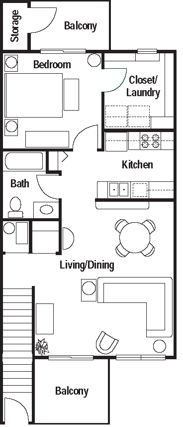 1BR/1BA - Ashton Pines