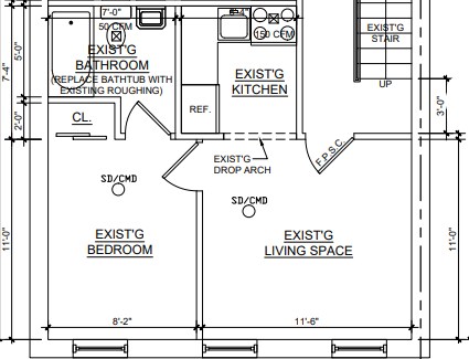 Floor plan - 240 E 23rd St