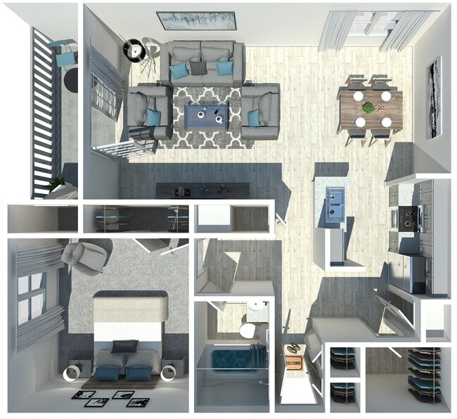 1B1BA 783 Sq Ft - Bedford Place