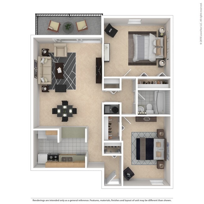 Floorplan - Stratford Hills Apartment and Townhomes