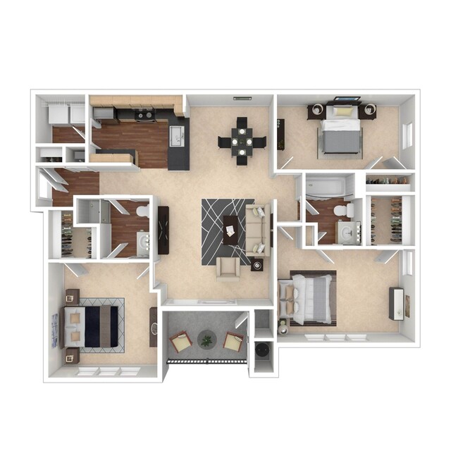 Floorplan - The Elms at Montjoy