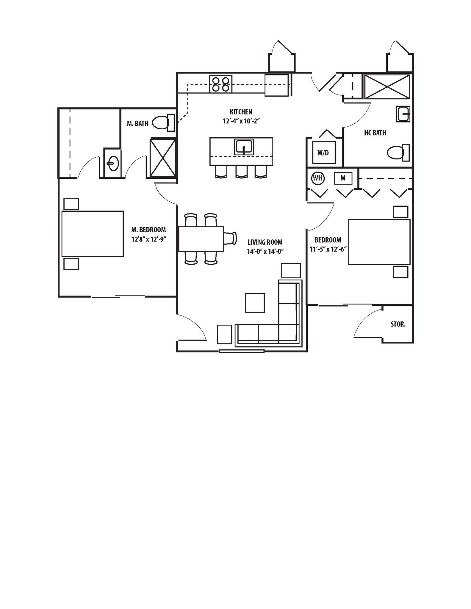 Sample floorpan - 319 Main St