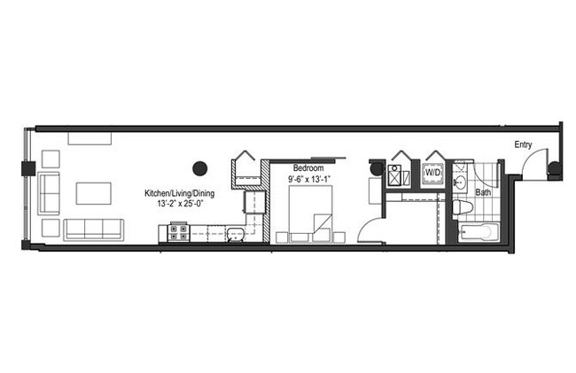 Floorplan - 13thirteen Randolph Street Lofts