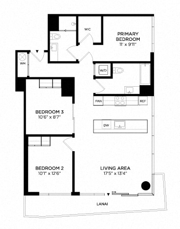 Floorplan - Lilia Waikiki