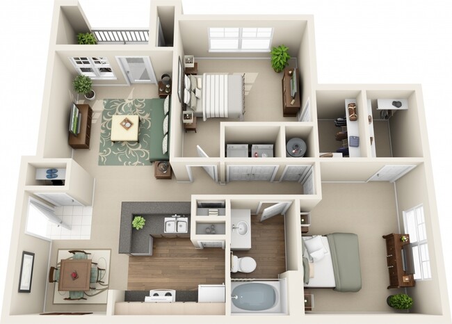 Floorplan - Heritage Lake Apartments