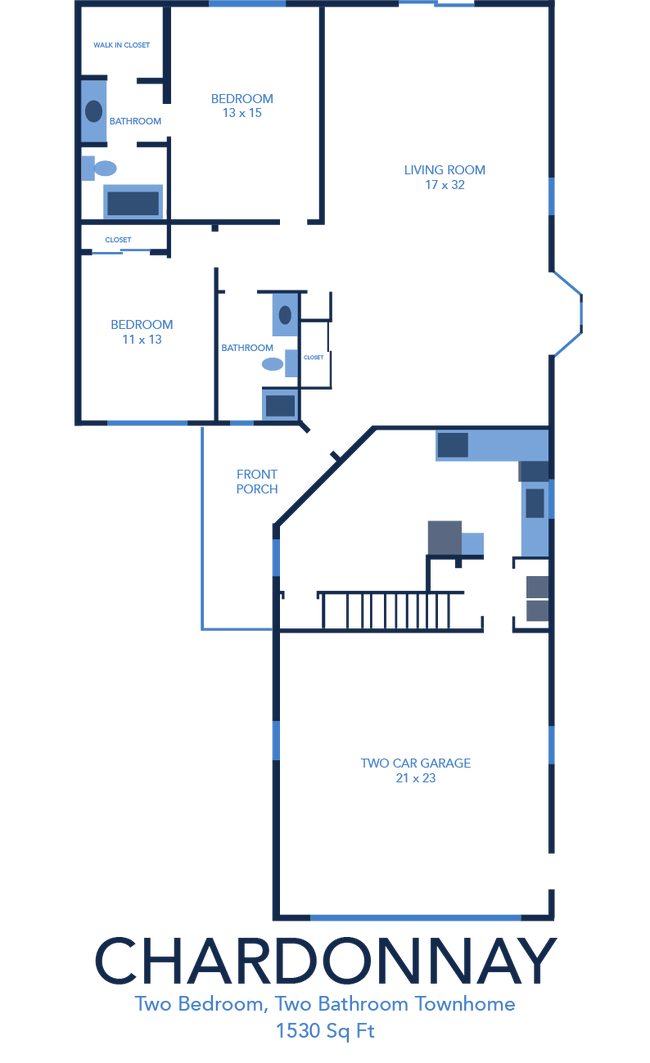 Floorplan - CenterPointe Apartments & Townhomes