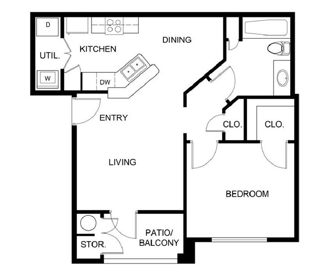 Floorplan - Parkway Senior Apartments
