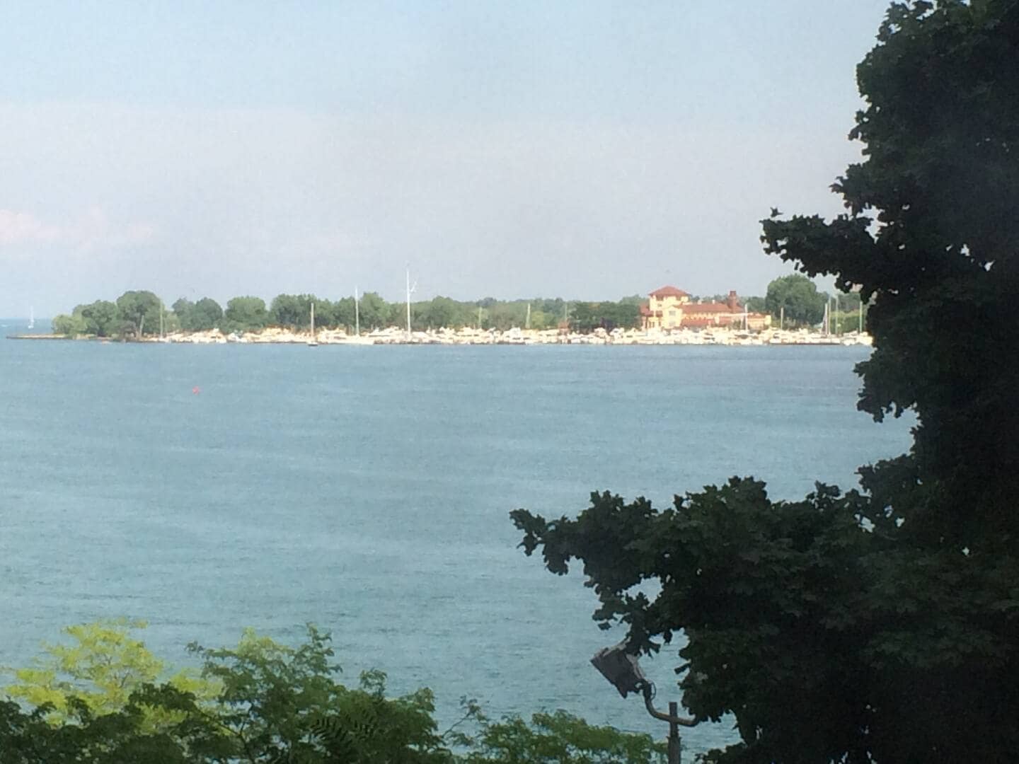 Enjoy the river view from the living room - 8200 E Jefferson Ave