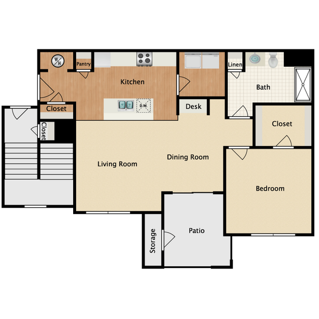 Floorplan - Prairie Creek Apartments & Townhomes