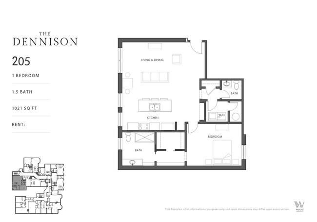 Floorplan - The Dennison