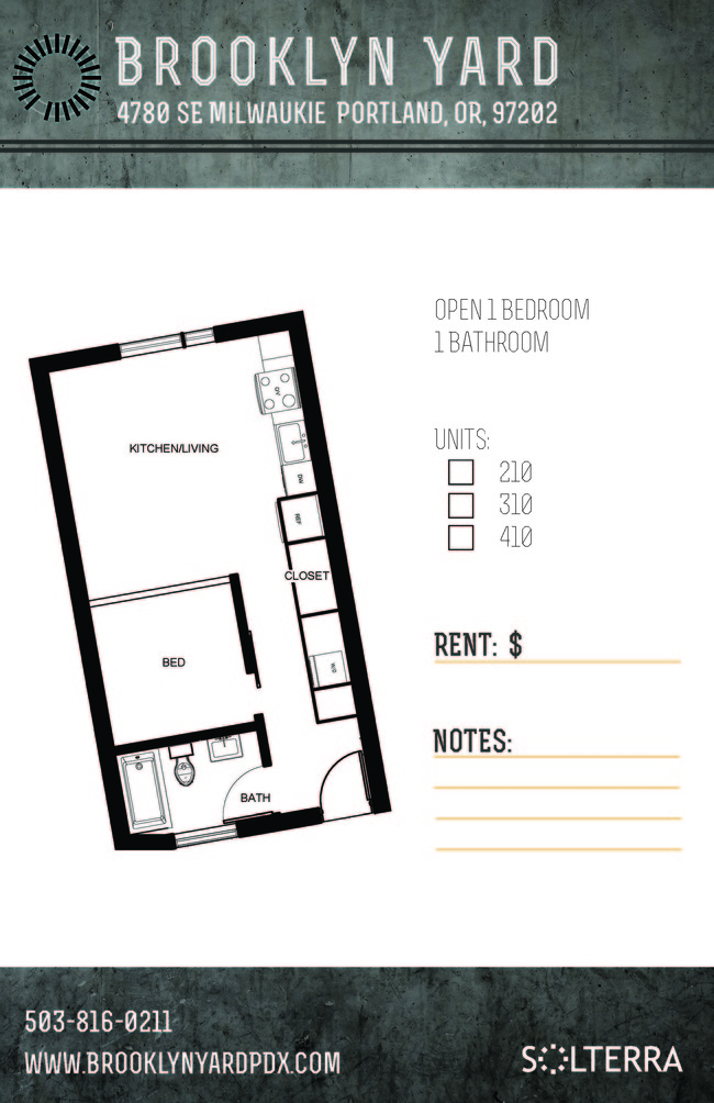 Floorplan - Brooklyn Yard - Stylish, Green Living!