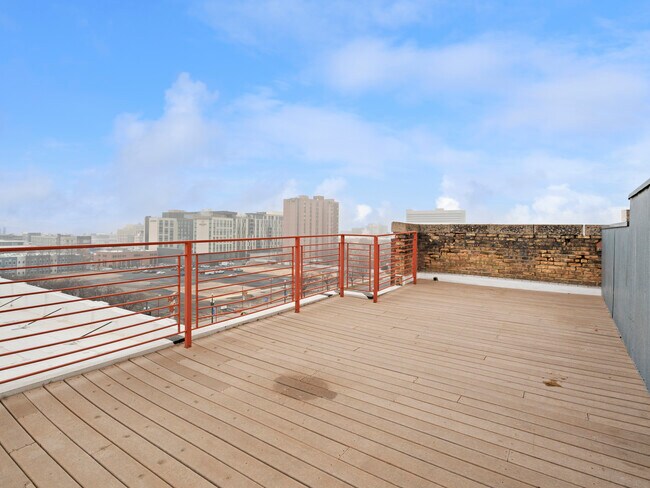 View from roof top patio - 163 W 200 S