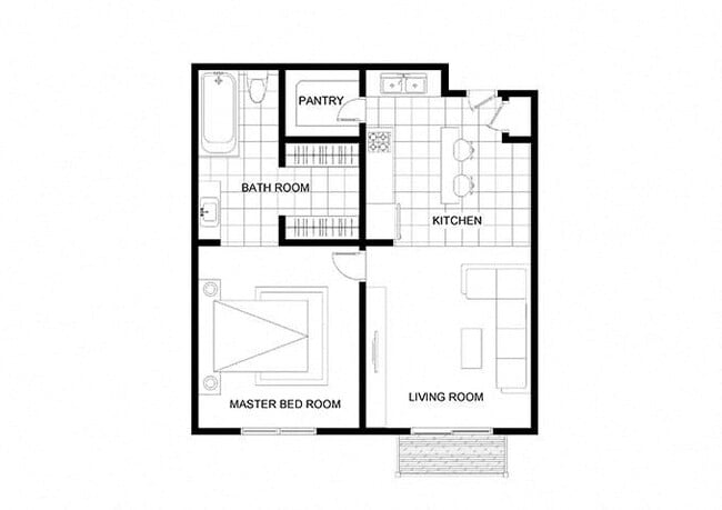 Floorplan - The Lodge Apartments