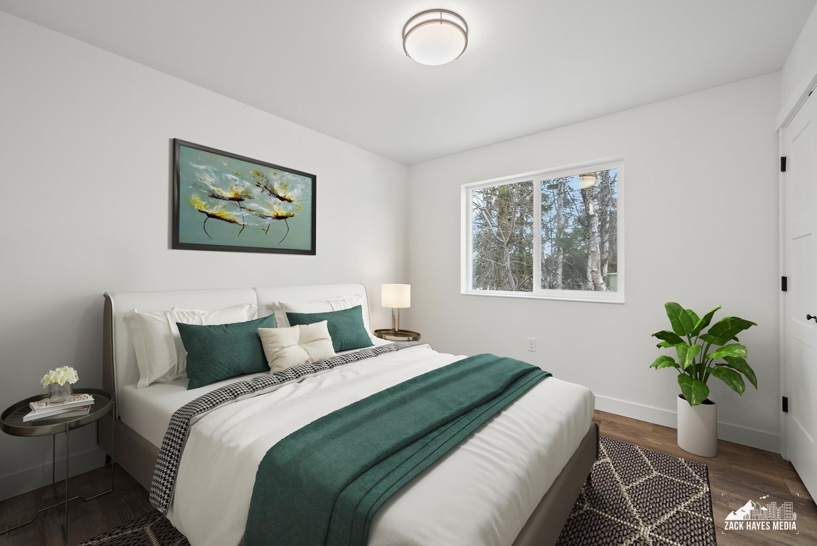 Downstairs BR - staged - 1493 W 40th Ave