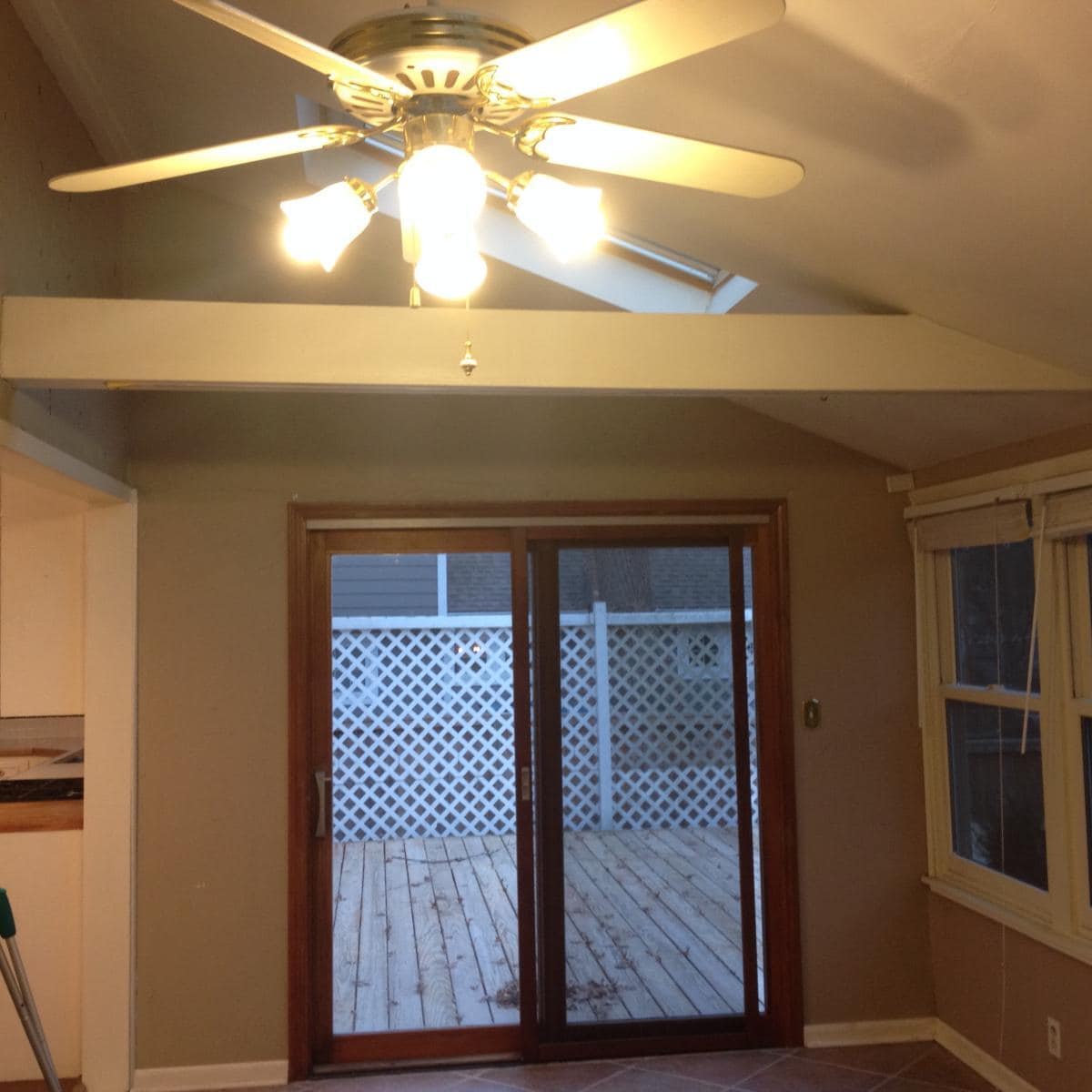 Sunroom/Family room walks out to Deck - 4515 West 72nd Terrace