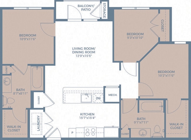 Floorplan - Bridge at Estancia