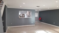 Living Room - Kitchen View - 800 Raymond St