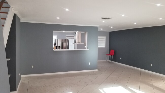 Living Room - Kitchen View - 800 Raymond St